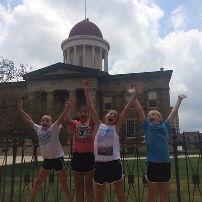 Players hunt for items in the Springfield scavenger hunt tour with Crazy Dash
