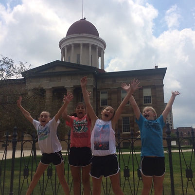 Players hunt for items in the Springfield scavenger hunt tour with 3Quest Challenge
