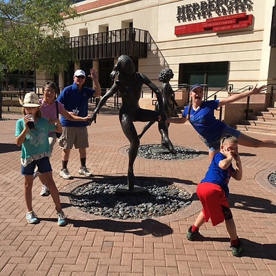 Players hunt for items in the Phoenix scavenger hunt tour with Wacky Walks