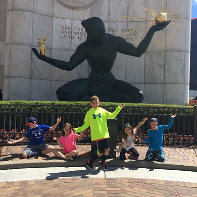 Players hunt for items in the Detroit scavenger hunt tour with Operation City Quest