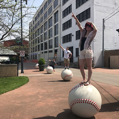Players hunt for items in the Dayton scavenger hunt tour with Operation City Quest