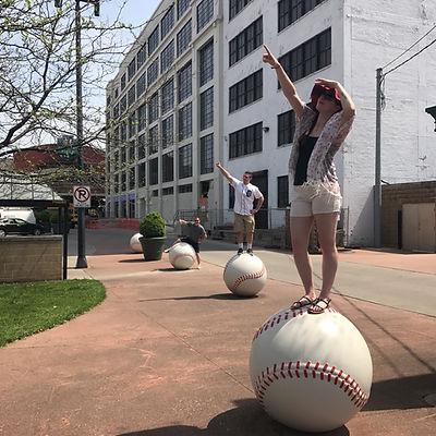 Players hunt for items in the Dayton scavenger hunt tour with Crazy Dash