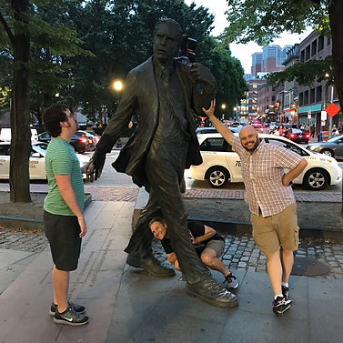 Players hunt for supplies in the Boston Zombie Scavengers