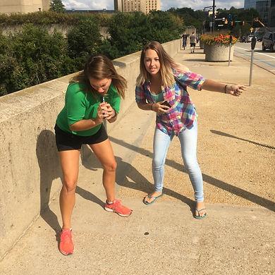 Players hunt for items in the Aurora scavenger hunt tour with Operation City Quest