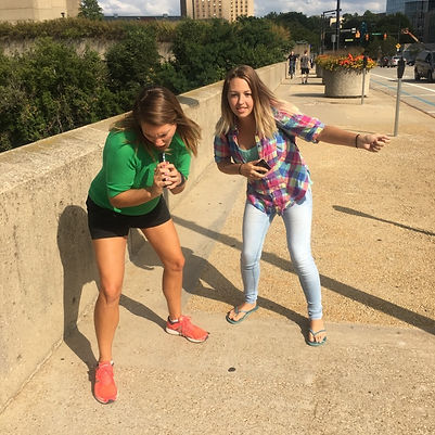 Players hunt for items in the Fremont scavenger hunt tour with 3Quest Challenge