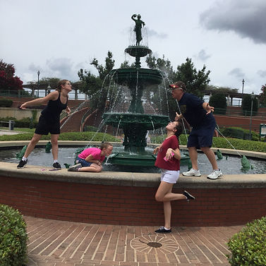 Players hunt for supplies in the Augusta Zombie Scavengers