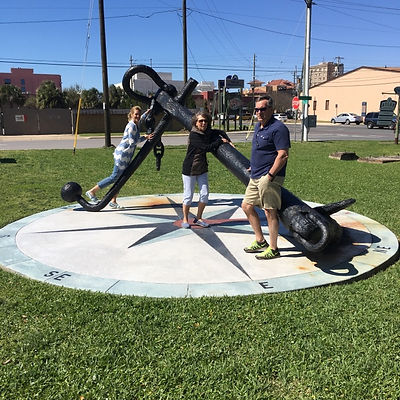 Players hunt for items in the Pensacola scavenger hunt tour with Wacky Walks