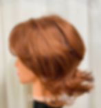 Thumbnail: Red 12" Shoulder-Length Synthetic Wig with Fringe - 12N Simmys London