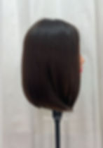 8Hi- Exclusive line. Lace Front Simmys London European Human Hair Wig Dark Brown