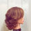 Thumbnail: Skin Top European human hair wig with longer side fringe