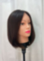 8Hi- Exclusive line. Lace Front Simmys London European Human Hair Wig Dark Brown