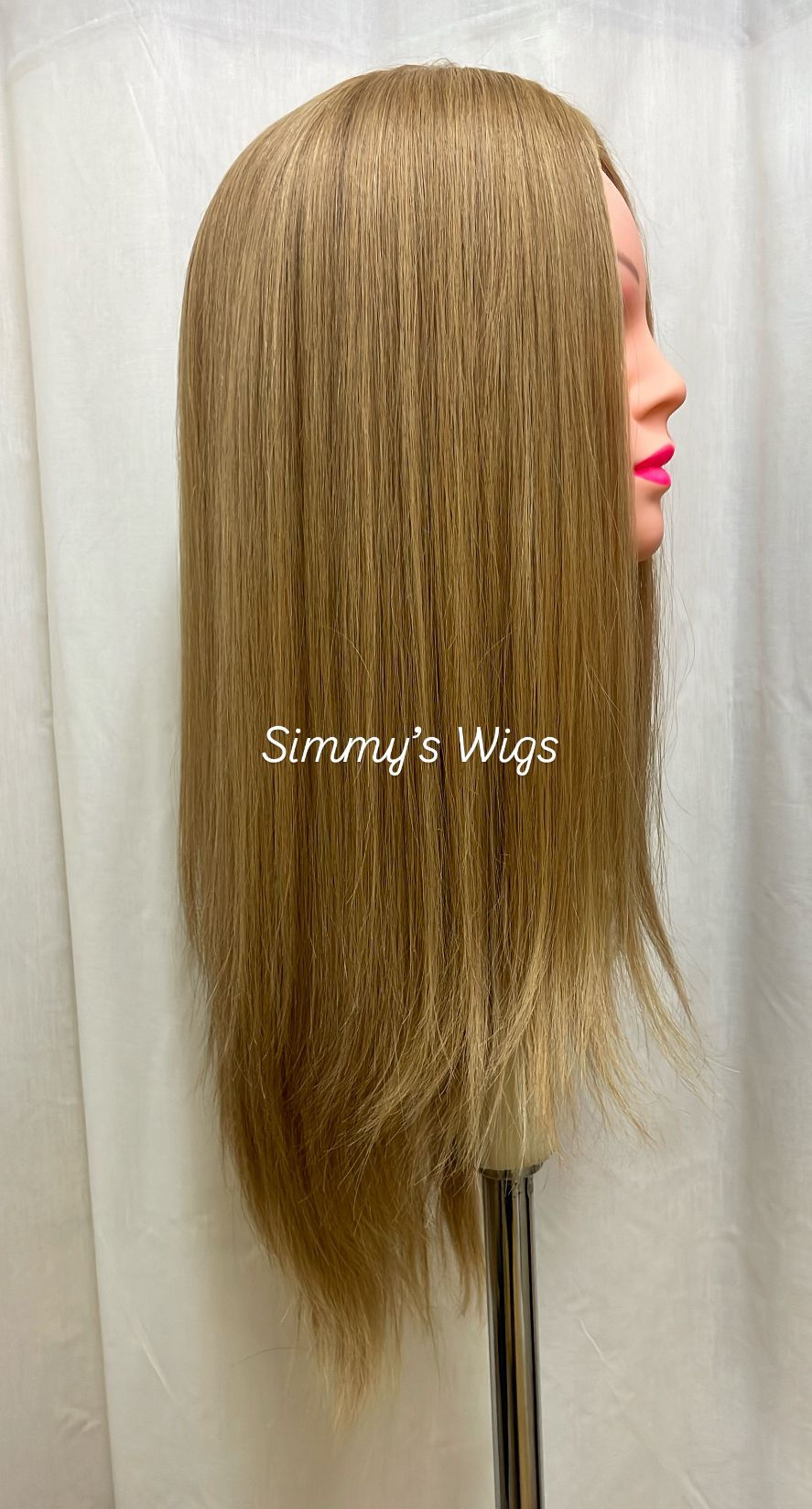 European Human Hair Wig Gold Blonde