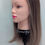 Thumbnail: Simmy's Wigs mannequin head with dark brown human hair wig, stylish and elegant.