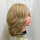 Thumbnail: Skin Top Simmys London European human hair wig blonde short
