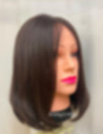 lace front European hair wig brown