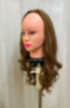 14j- Bandfall “3/4 Wig” Simmys London Remy Human Hair Strawberry Blonde
