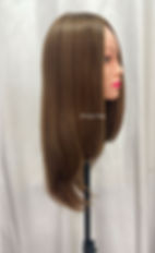 15E- Skin Top Simmys London European Virgin Human Hair Wig Long Brown