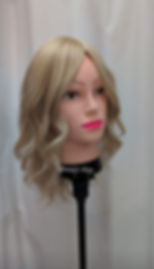 15BC- Skin Top Simmys London European Virgin Human Hair Wig Blonde Wavy