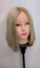 8z-Exclusive line. 16" Blonde Lace Front Top Wig European Human hair