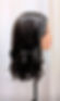 Dark Brown Black 18" Skin Top European Human Hair Wig 15K- Simmys London