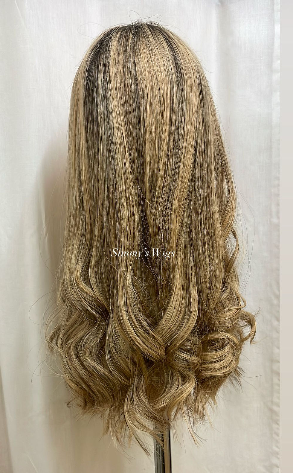 Thumbnail: 8Q-Exclusive line. Lace Front Silk Top European Human Hair Wig Long Blonde