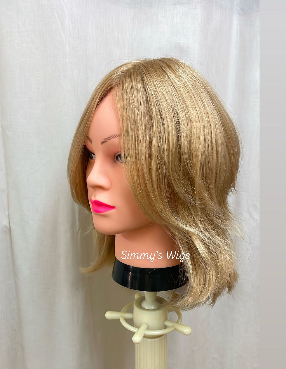 9X- Skin Top Simmys London European Human Hair Wig Blonde Ready to Wear