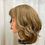 Thumbnail: Mesh closure, Simmys Hair London human hair bob wig with fringe