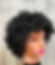 Jet Black 14" Curly Bob Synthetic Wig with Fringe - 12L Simmys London