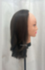 14k- Bandfall “3/4 Wig” Simmys London Remy Human Hair Dark Brown