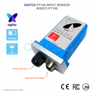 Sigfox PT100 Input Sensor - WSSFC-PT100