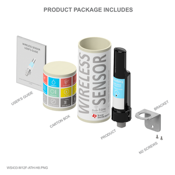 Wireless Ambient Humidity Sensor - WS433-M12F-ATH