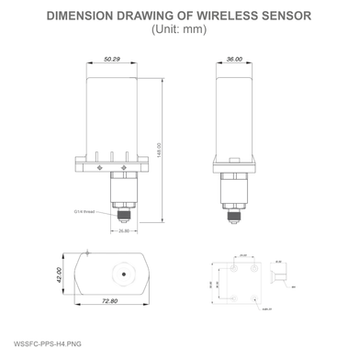 Sigfox Process Pressure Sensor - WSSFC-PPS