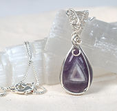 Violet Gateway - Chevron Amethyst Silver Pendant Styled.jpg