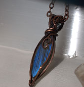 Midnight Current - Labradorite Copper Pendant with Flash.jpg