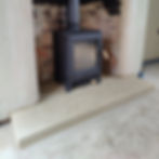 Burley stove and Ancaster stone