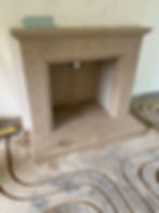 Woburn stone fireplace