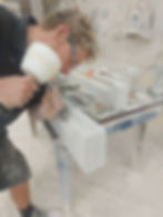 Hand carving