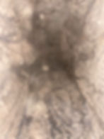 A chimney clogged up with soot