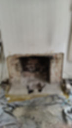 Old surround removed