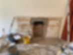 Demolished the old surround