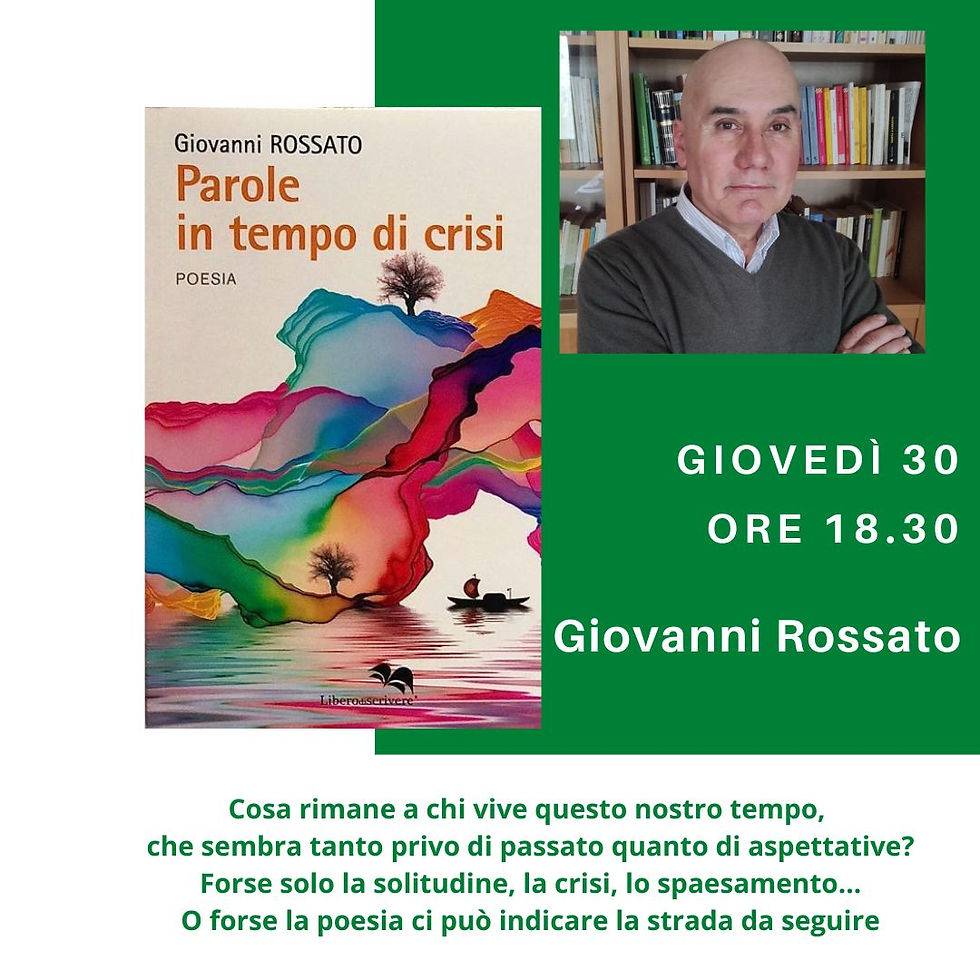 Parole in tempo di crisi - Giovanni Rossato