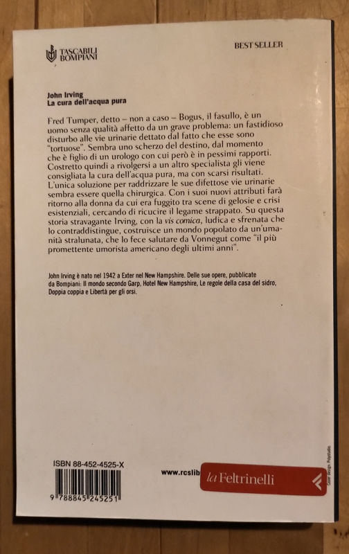 Miniatura: La cura dell'acqua pura - John Irving