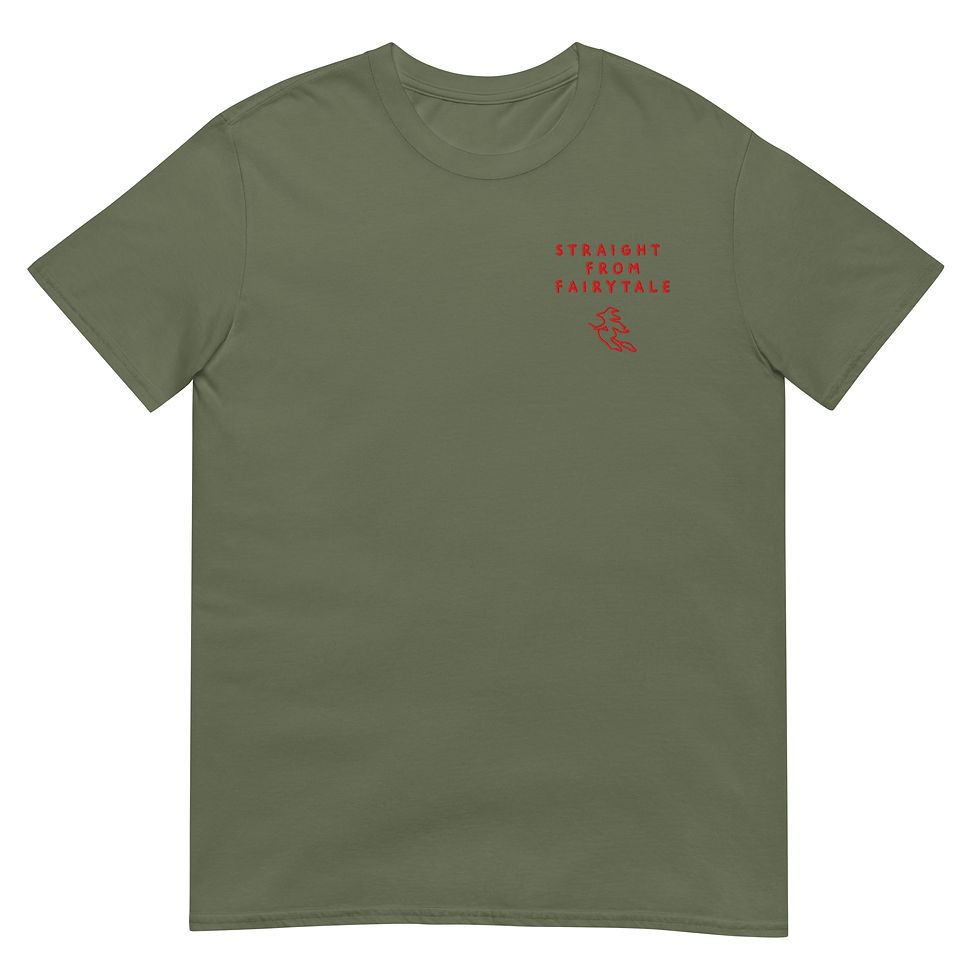 Thumbnail: "Straight from Fairytale" Embroidery T-shirt