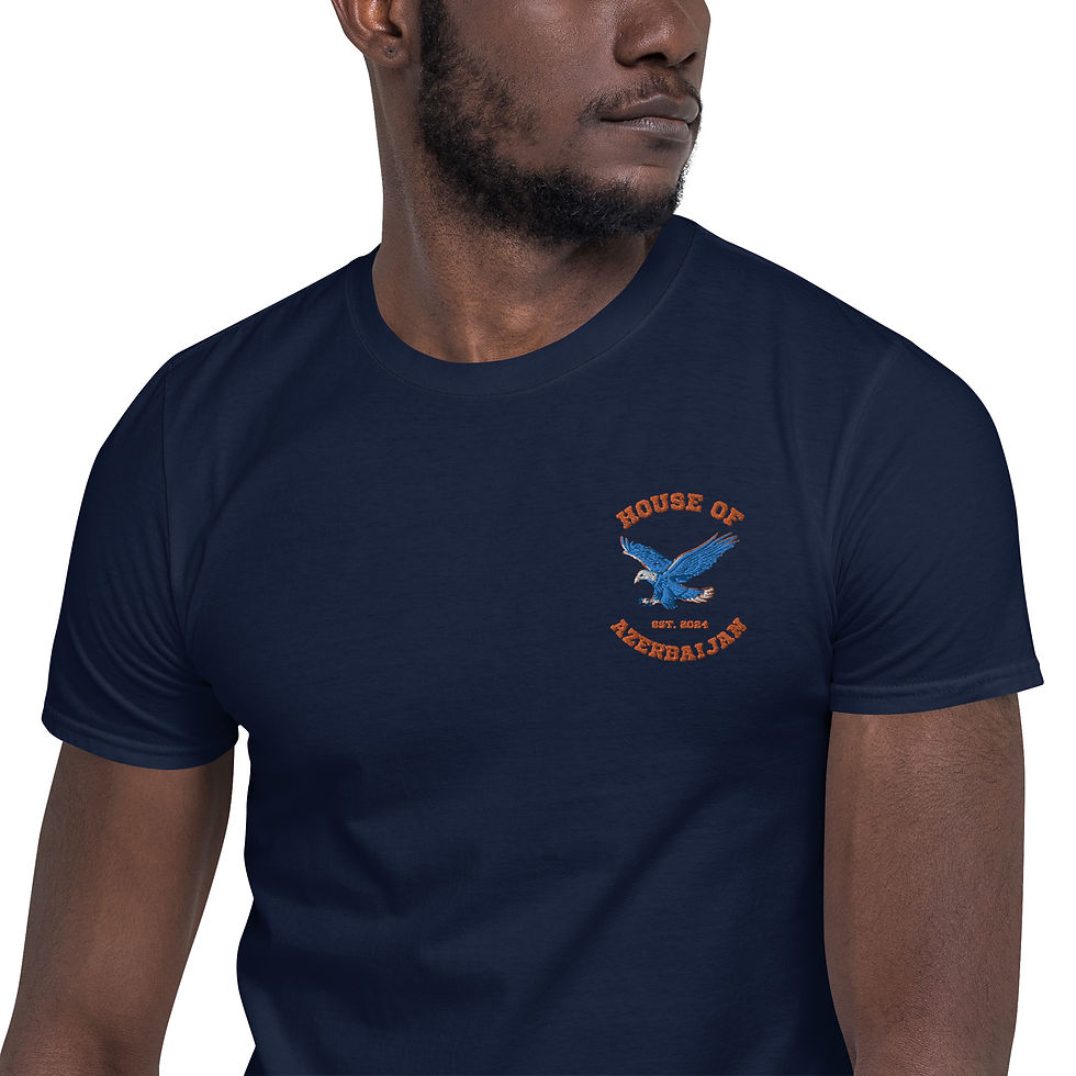 Thumbnail: "House of Azerbaijan" Embroidered Unisex T-Shirt