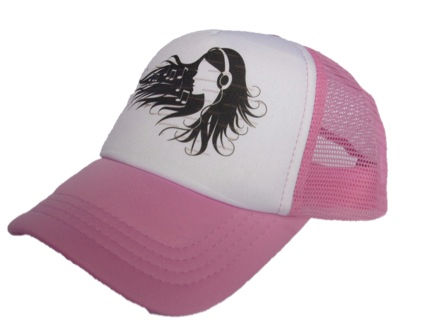 Gorra de Malla Rosa