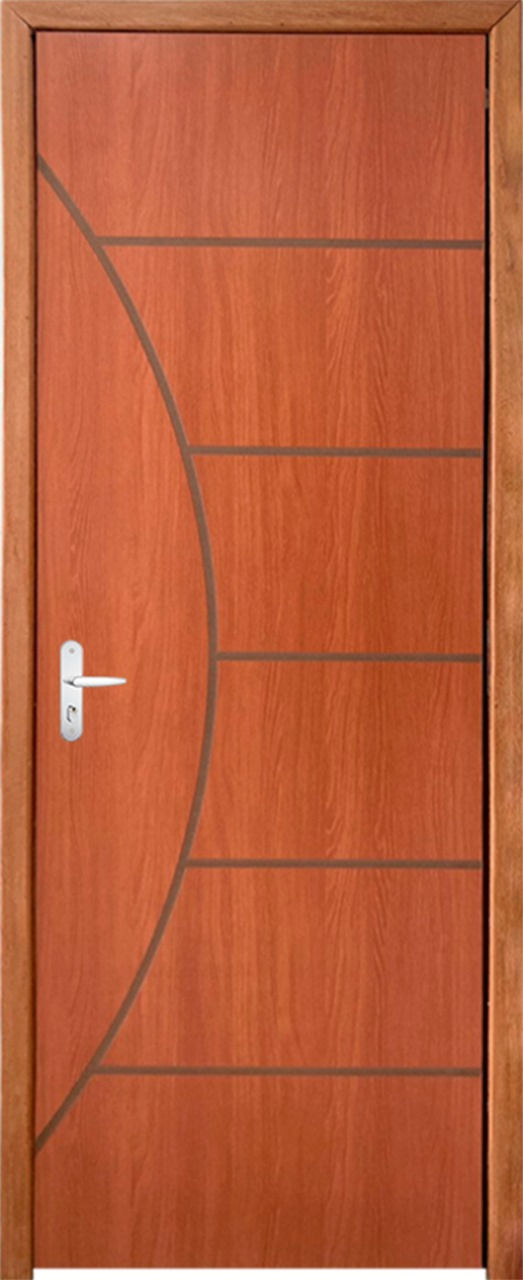 Miniatura: PORTA LAMINADA MOGNO BASICO COMPLETO