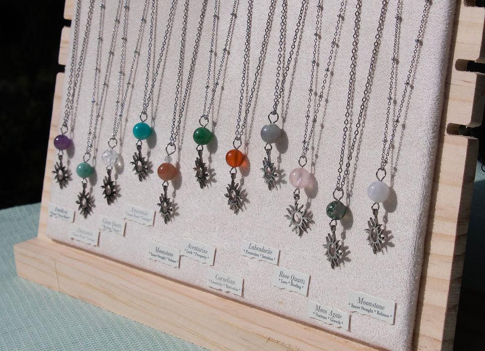 Thumbnail: "Solar Eclipse" Dainty Boho Sun Necklace