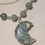 Thumbnail: Labradorite Moon Wrapped in Sterling Silver With Beaded Necklace