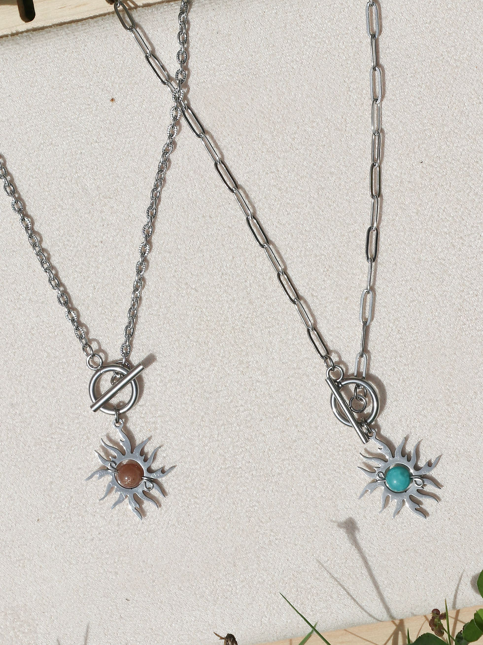Thumbnail: "Eclipse Goddess" Boho Sun Necklace
