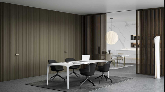 Discover Arredo Italiano's wall paneling collections that easily create unique environments with style and personality.
